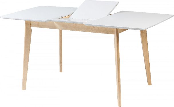 Стол деревянный раскладной Норден 120 Белый/Натуральный - Вид 5