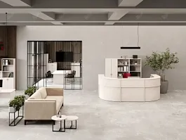 UNITY РРП10-7-7-DM Угловой блок ресепшн 70-70 700х700х1150 - Фото предпросмотра