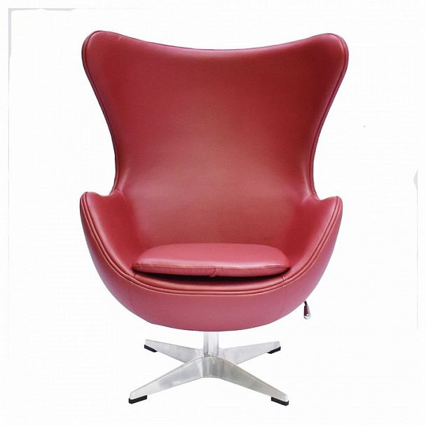 Кресло Egg Chair малиновое - Вид 2