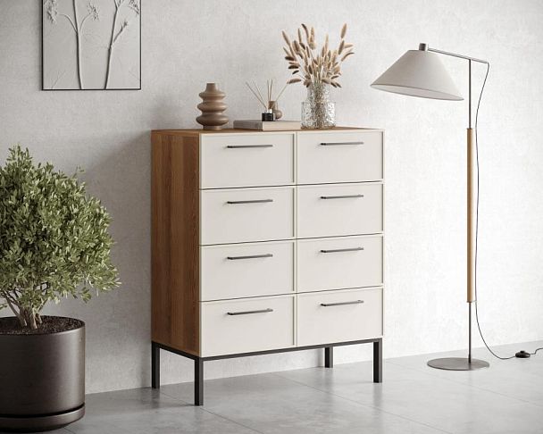 Комод на восемь ящиков Nicole арт NEM20 - Вид 3