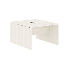 Стол двойной ED2ST 1167 Ясень Траун/Мокко 1160х1346х750 EDIS - Фото предпросмотра