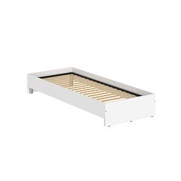 Кровать без изголовья KBW 208 Белый 2040х840х300 KANN - Фото предпросмотра