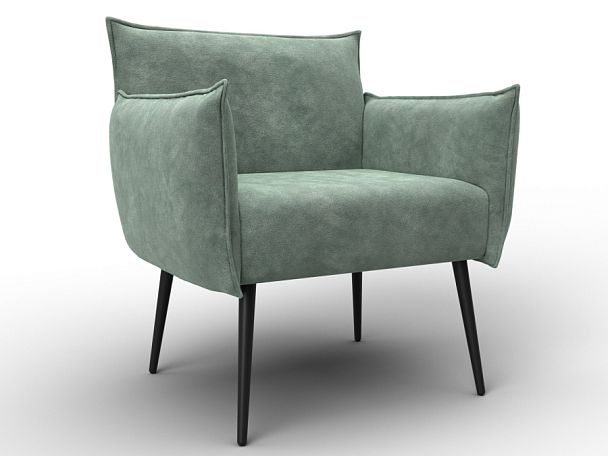Кресло Лига-083 Велюр зеленый - Вид 1