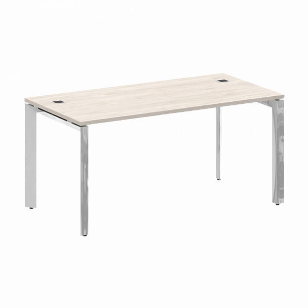 Стол рабочий руководителя на П-образном м/к "ONIX DIRECT LUX" M-O.MP-SRR-4.8 денвер светлый - Вид 1