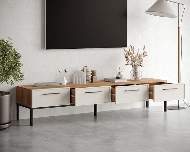 Комод с четырьмя ящиками под TV Nicole арт NEM06 - Вид 2