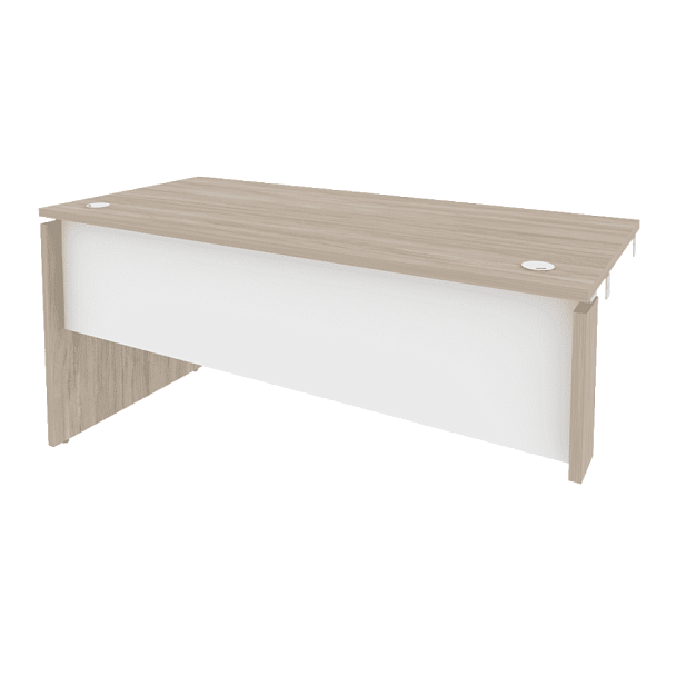 Onix Стол-приставка левый к опорным элементам O.SPR-4.7 (L) Дуб аттик/Белый бриллиант 1580*720*750 - Вид 1