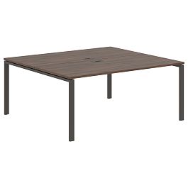 Стол 2-х местный EUWST 1716 Дуб Денвер тёмный/Мокко 1760х1606х750 EDIS - Фото предпросмотра