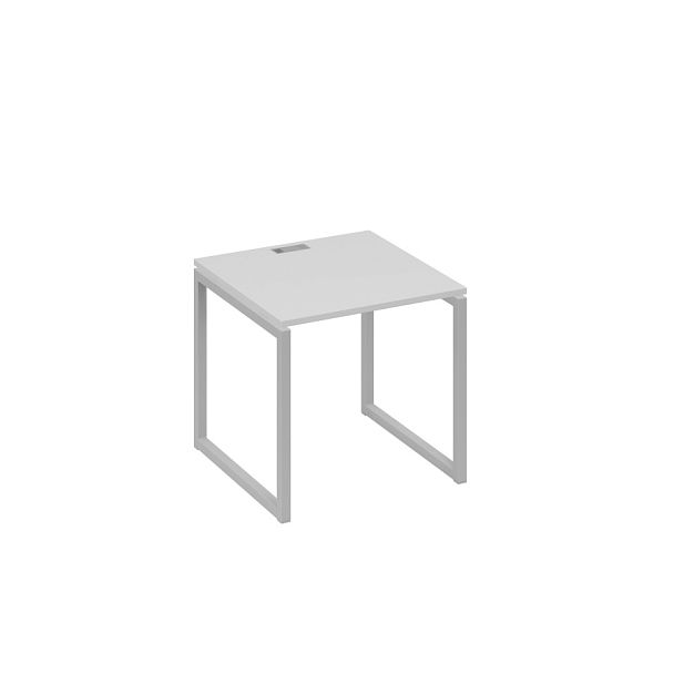 Стол письменный на металлокаркасе QUATTRO A4 А4 Б4 021 БП серый / металлокаркас серый - Вид 1