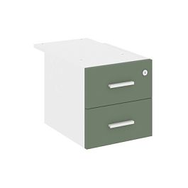 Concept Тумба с 2 ящ. CN.PT-004 W Кобо/Белый Бриллиант 347*573*352 - Фото предпросмотра