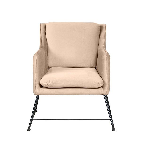 Кресло Alex, бархат бежевый 5 - Вид 2