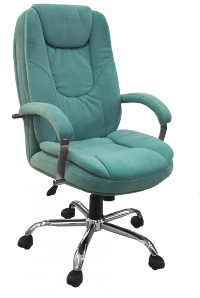 Кресло руководителя "Сатурн" хром, подл."Мастер" - Вид 1