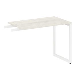 Metal System Quattro Приставной элемент на О-образном м/к 40БО.ПР-3 Дуб наварра/Белый металл 1000*600*750 - Фото предпросмотра