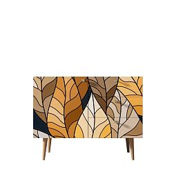 Комод Berber три ящика и дверка 08 принт арт BB34/Print_08 - Фото предпросмотра