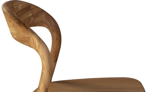 Стул деревянный из массива дуба Соул Дуб светлый - Вид 14