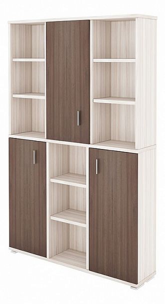 Шкаф книжный Домино ПУ-40-3 Карамель/Шамони - Вид 1