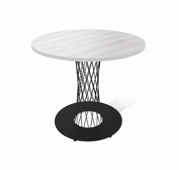 Стол Sheffilton SHT-TU3-1/TT 80 ЛДСП черный муар/сосна касцина - Вид 1