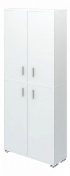 Шкаф книжный Домино ПУ-30-3 Белый - Вид 1