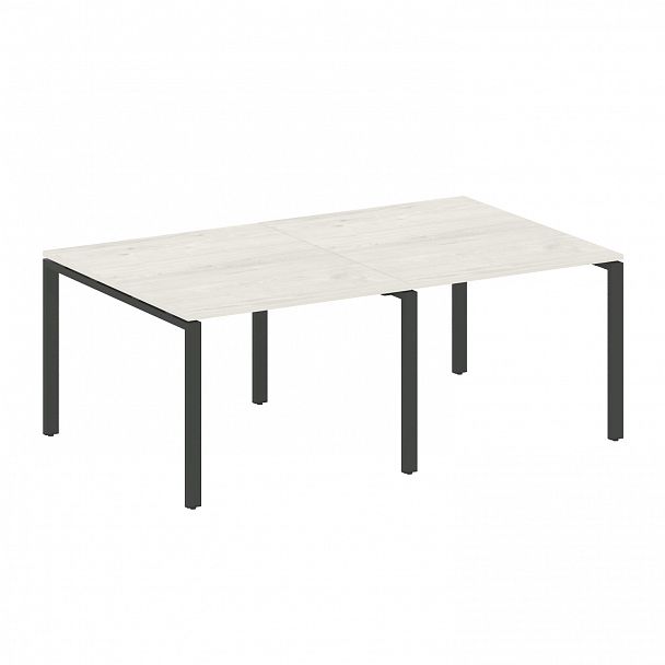 Стол для переговоров "Metal System" БП.ПРГ-2.1 дуб наварра/антрацит - Вид 1