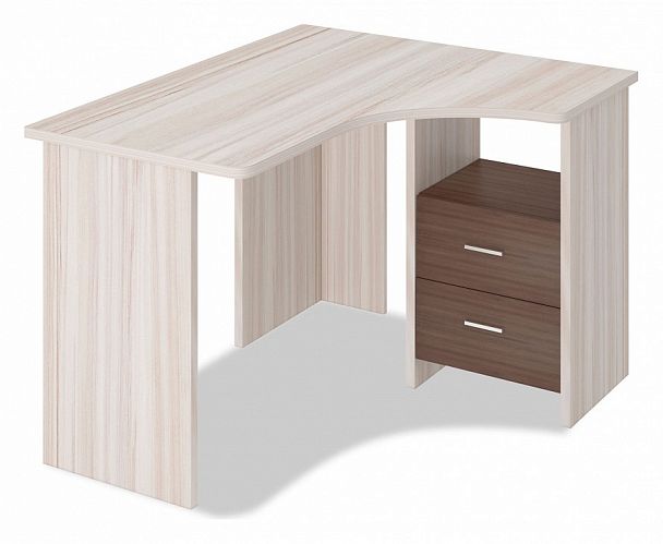 Стол письменный Домино Лайт СКЛ-Угл 120 Карамель/Шамони правый - Вид 1