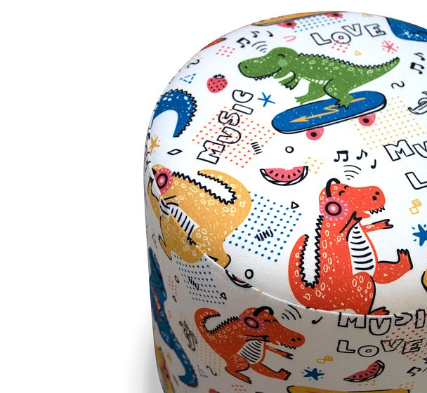 Банкетка Sheffilton KIDS SHT-B12 диномикс - Вид 3