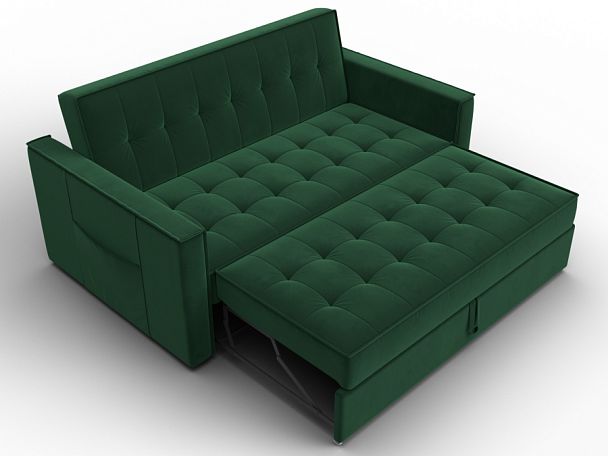Диван прямой Лига-104 (140) Велюр зеленый - Вид 7