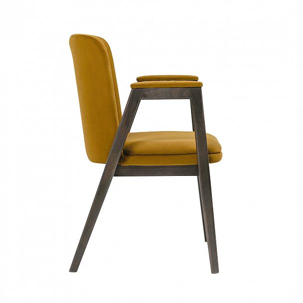 Стул Bali, велюр ginger 008, морилка венге - Вид 3