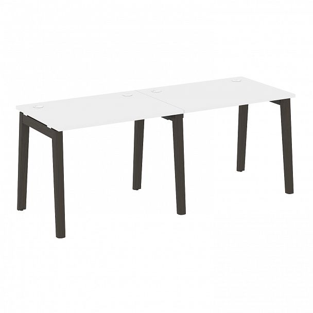 Рабочая станция "Onix wood" OW.RS-2.1.7 белый/дуб темный - Вид 1