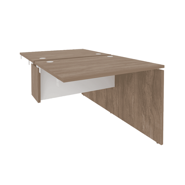 Onix Стол-приставка двойной к опорным элементам O.D.SPR-1.8 Дуб аризона/Белый бриллиант 980*1635*750 - Вид 1