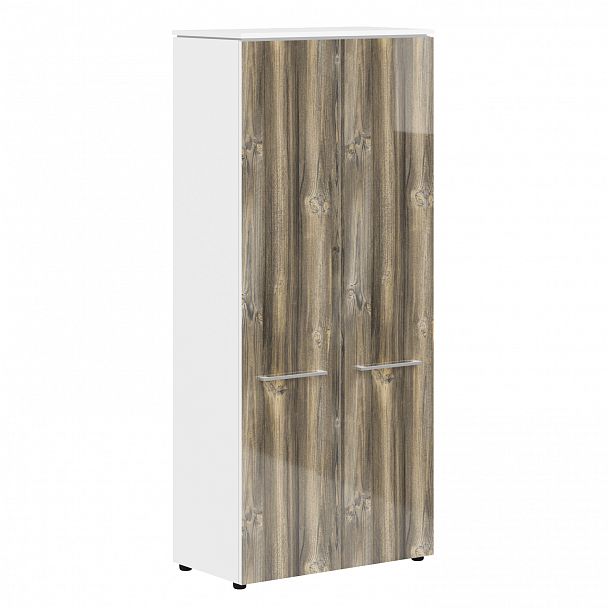 Шкаф "Morris" MHC 85.1 дуб базель/белый - Вид 1