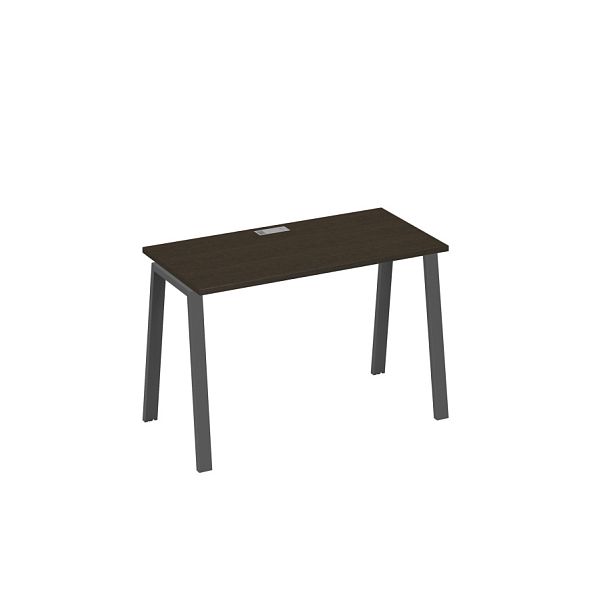 Стол письменный на металлокаркасе TRE A4 А4 Б3 003 БП венге / металлокаркас антрацит - Вид 1
