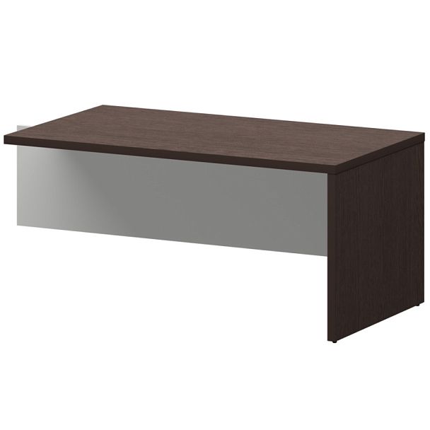 Бриф-приставка KZB-16 Дуб венге/Белый 1600x900x750 Кортез - Вид 1