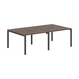 Стол 4-х местный EUWST 2313 Дуб Денвер тёмный/Мокко 2326х1346х750 EDIS - Фото предпросмотра