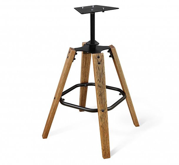 Стул полубарный Sheffilton SHT-ST39-1/S93 серое облако/дуб кор. браш./черный муар - Вид 7