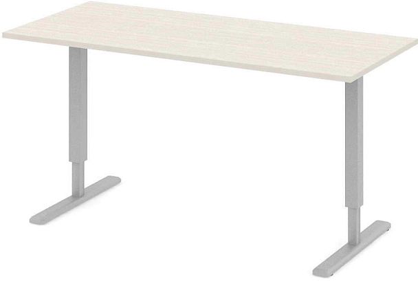 Стол офисный рабочий С-ТРС55 "Трансформер"  ПК-ТРС-СТ180Х80/ЭР-В1-30 дуб альпийский - Вид 1