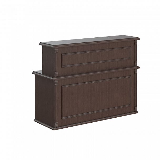 Стойка рецепция RMS 160 Орех Даллас 1600х600х1200 RAUT - Вид 3