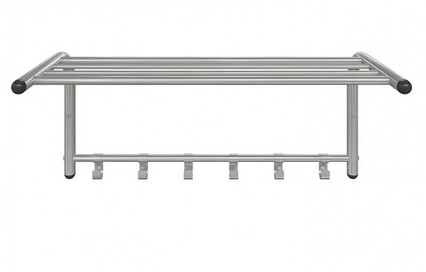 Настенная вешалка  Эльда-2 670х280х285 металлик "Вешалки" ТК-002561000846 серый - Вид 1