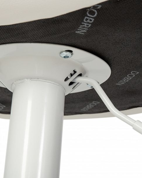 Стул барный DOBRIN TAILOR WHITE (белый PU) - Вид 9