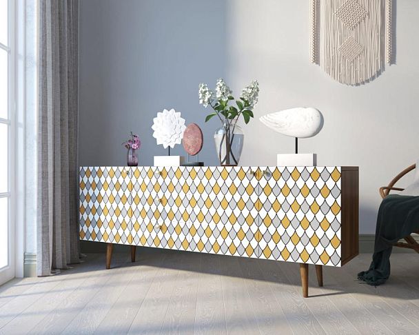 Комод Berber удлиненный принт 22 арт BB11/Print_22 - Вид 3