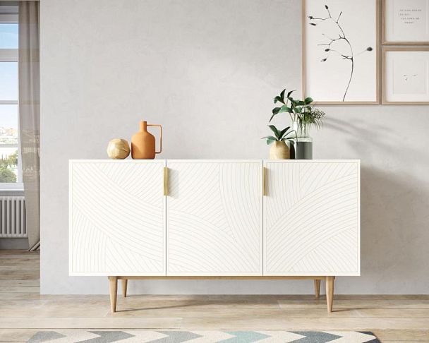 Комод с тремя дверками Line LN02/GR1/beige - Вид 4