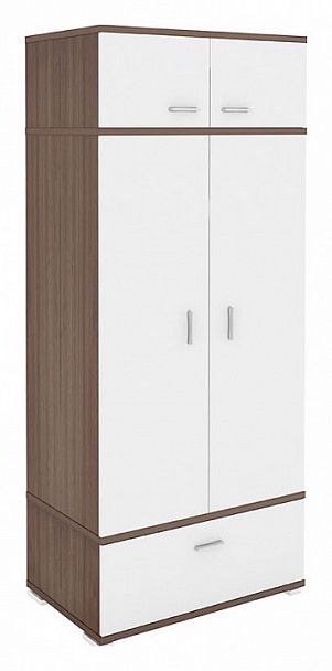 Шкаф платяной Домино КС-20 Белый/Шамони - Вид 1