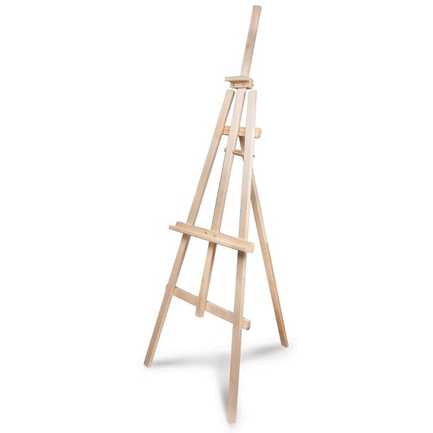 Мольберт напольный «Ученический», размер полок 130 см, угол 50-90°, в собранном виде 66х183х88 см, 750 02-1 - Вид 1