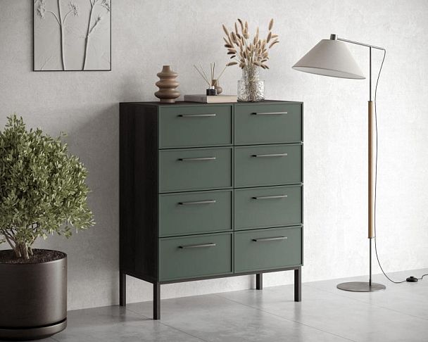 Комод на восемь ящиков Nicole арт NEM20G - Вид 3