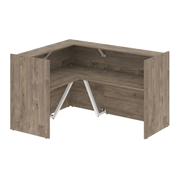 Ресепшн Г-образный "Onix" O.R-K-22 тиквуд темный - Вид 1