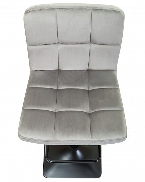 Стул барный DOBRIN DOMINIC (серый велюр (MJ9-75)) - Вид 7