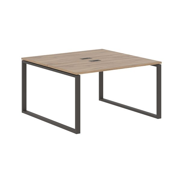 Стол 2-х местный EQWST 1313 Дуб Денвер светлый/Мокко 1360х1346х750 EDIS - Вид 1