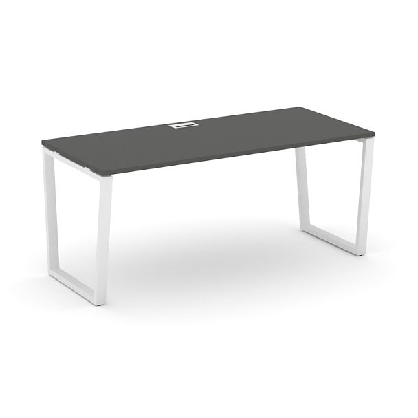 Style Project Direct Direct Стол письменный SN-6T2.SR-025.M Антрацит/Металл Белый 1780*800*750 - Вид 1