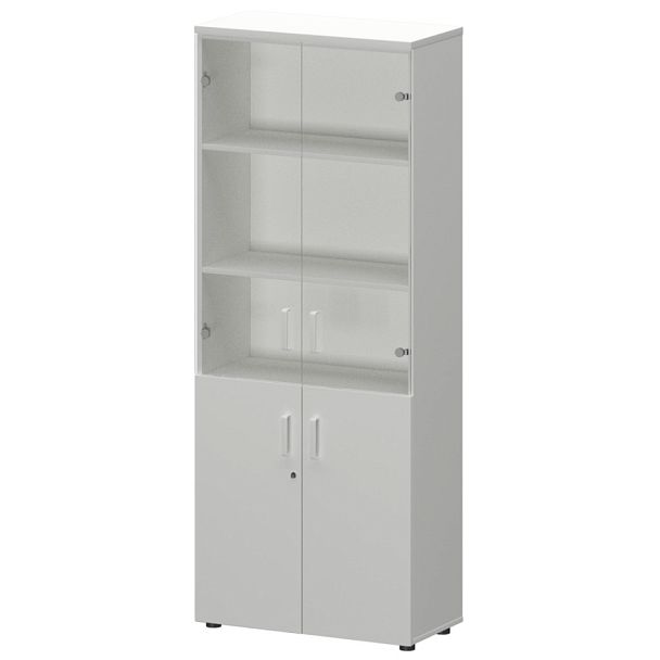 Шкаф СМШ-58ДС Белый 792x380x1990 Смарт - Вид 1