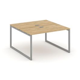 Стайл Проджект Рабочая станция 2-х сторон. SN-4O.DRS-004 Тиквуд Светлый/Металл Серый 1580*1232*750 - Фото предпросмотра