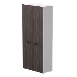 Шкаф с высокими дверьми Everprof EVO 800х383x1835 Белый/Дуб Пасадена - Фото предпросмотра