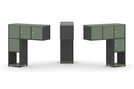 Concept Надставка низкая CN.DNN-002 Кобо/Антрацит/Металл Антрацит 1099*365*1130 - Фото предпросмотра